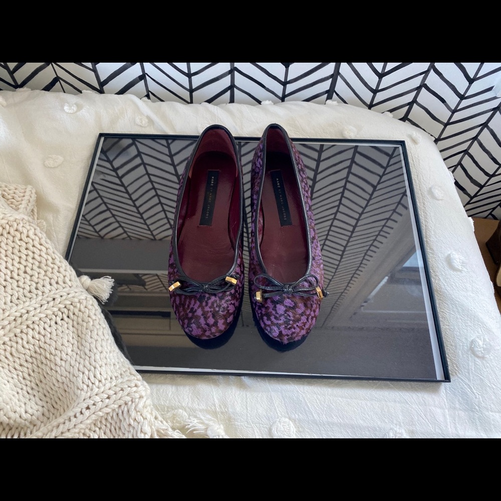 100% Auth Marc Jacobs Ballet Flats Sz 6